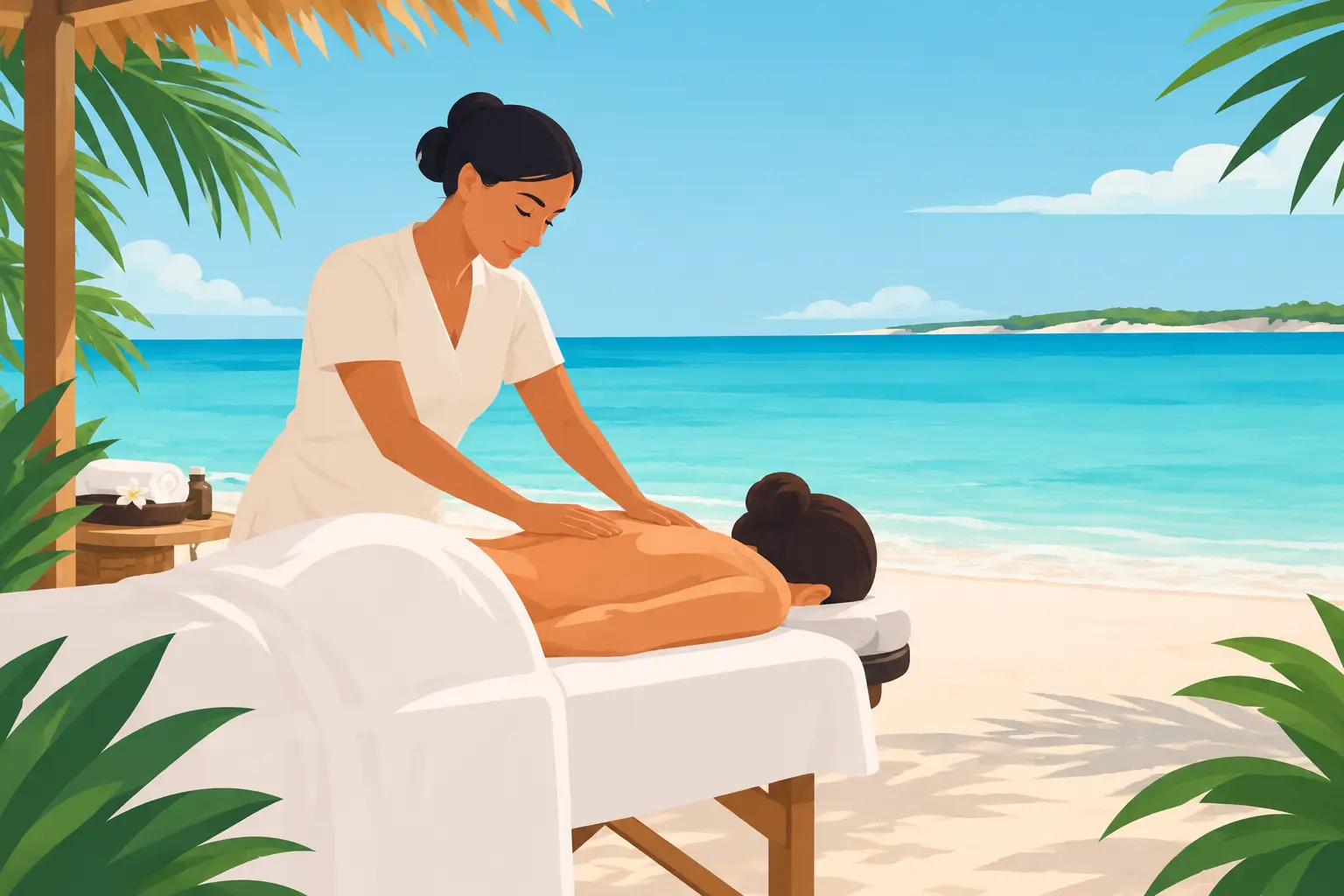 Beach Massage in Providenciales for Deep Renewal