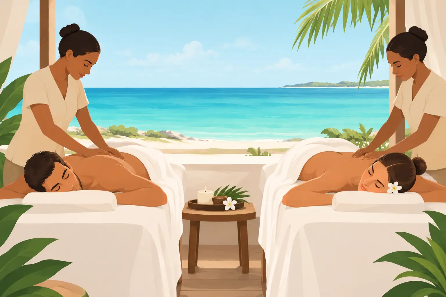 Couples Massage in Providenciales, Made Personal