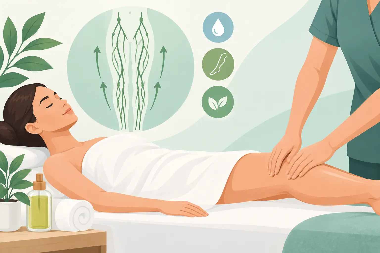 Lymphatic Massage for Water Retention Relief