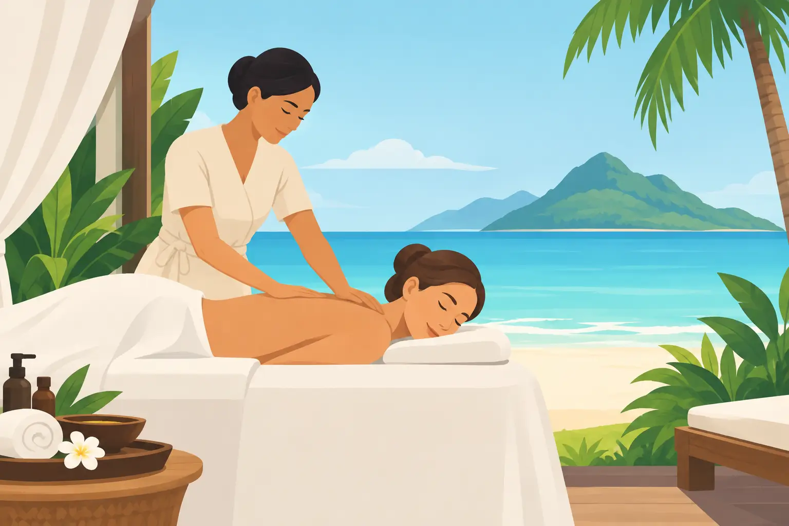 Mobile Spa Services for a Restorative Island Stay